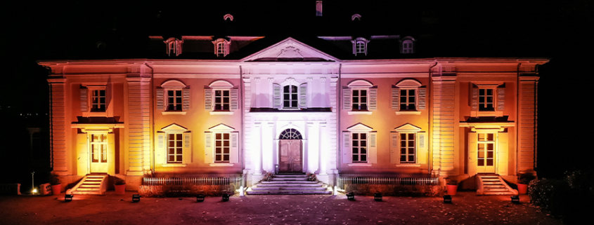 château de Voltaire de nuit