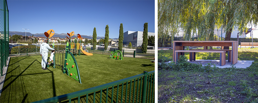 Aire de jeux pour enfants / Espace pique-nique