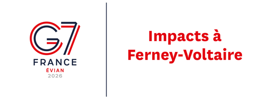 G7 : impacts à Ferney-Voltaire