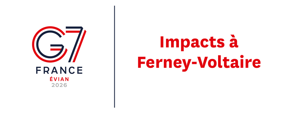 G7 : impacts à Ferney-Voltaire